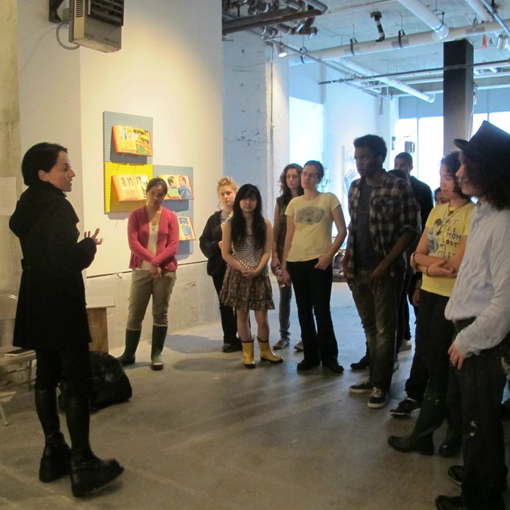 Maria Jose Arjona speaks with the Teen Reviewers and Critics program