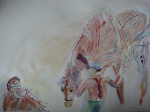 Tiffany's artwork inspired by War Hores
