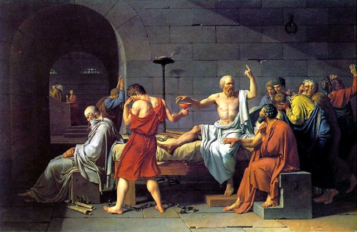 The Death of Socrates by Jacques-Louis David