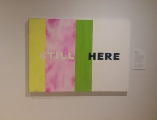 Still Here (2007) Deborah Kass, Oil and acrylic on canvas, Photo Credit: Mina Gurkan