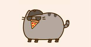 pusheen-pizzaandberet